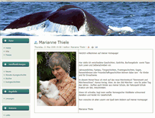 Tablet Screenshot of marianne-thiele.de